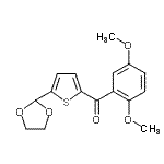 CAS#: 898779-04-9, (2,5-Dimethoxyphenyl)[5-(1,3-dioxolan-2-yl)-2-thienyl]methanone