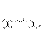 CAS#: 898779-11-8, 3-(3,4-Dimethylphenyl)-1-[4-(methylsulfanyl)phenyl]-1-propanone