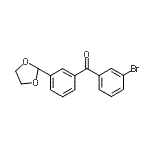 CAS#: 898779-15-2, (3-Bromophenyl)[3-(1,3-dioxolan-2-yl)phenyl]methanone