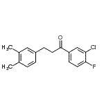 CAS#: 898779-55-0, 1-(3-Chloro-4-fluorophenyl)-3-(3,4-dimethylphenyl)-1-propanone