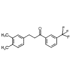 CAS 登录号：898779-63-0， 3-(3,4-二甲基苯基)-1-[3-(三氟甲基)苯基]-1-丙酮