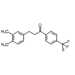 CAS 登录号：898779-65-2， 3-(3,4-二甲基苯基)-1-[4-(三氟甲基)苯基]-1-丙酮