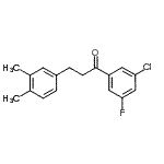 CAS 登录号：898779-71-0， 1-(3-氯-5-氟苯基)-3-(3,4-二甲基苯基)-1-丙酮