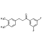 CAS 登录号：898779-89-0， 1-(3,5-二氟苯基)-3-(3,4-二甲基苯基)-1-丙酮