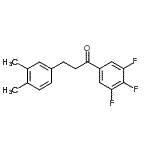 CAS#: 898779-91-4, 3-(3,4-Dimethylphenyl)-1-(3,4,5-trifluorophenyl)-1-propanone
