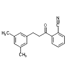 CAS#: 898780-23-9, 2-[3-(3,5-Dimethylphenyl)propanoyl]benzonitrile