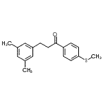 CAS 登录号：898780-44-4， 3-(3,5-二甲基苯基)-1-[4-(甲硫基)苯基]-1-丙酮