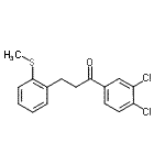 CAS#: 898780-52-4, 1-(3,4-Dichlorophenyl)-3-[2-(methylsulfanyl)phenyl]-1-propanone
