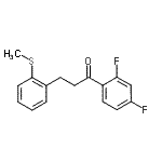 CAS#: 898780-57-9, 1-(2,4-Difluorophenyl)-3-[2-(methylsulfanyl)phenyl]-1-propanone