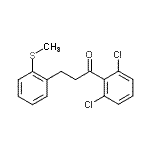 CAS#: 898780-65-9, 1-(2,6-Dichlorophenyl)-3-[2-(methylsulfanyl)phenyl]-1-propanone