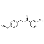 CAS#: 898780-77-3, 1-(3-Methylphenyl)-3-[4-(methylsulfanyl)phenyl]-1-propanone