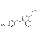 CAS#: 898780-93-3, Ethyl 2-{3-[4-(methylsulfanyl)phenyl]propanoyl}benzoate