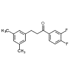 CAS 登录号：898781-13-0， 1-(3,4-二氟苯基)-3-(3,5-二甲基苯基)-1-丙酮