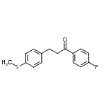 CAS#: 898781-18-5, 1-(4-Fluorophenyl)-3-[4-(methylsulfanyl)phenyl]-1-propanone