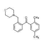 CAS#: 898781-86-7, (2,5-Dimethylphenyl)[2-(4-thiomorpholinylmethyl)phenyl]methanone