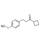 CAS#: 898781-89-0, 1-Cyclobutyl-3-[4-(methylsulfanyl)phenyl]-1-propanone