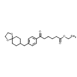 CAS#: 898782-10-0, Ethyl 6-[4-(1,4-dioxaspiro[4.5]dec-8-ylmethyl)phenyl]-6-oxohexanoate