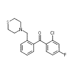 CAS#: 898782-17-7, (2-Chloro-4-fluorophenyl)[2-(4-thiomorpholinylmethyl)phenyl]methanone
