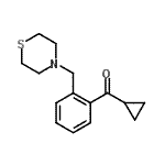 CAS#: 898782-52-0, Cyclopropyl[2-(4-thiomorpholinylmethyl)phenyl]methanone