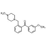 CAS#: 898782-78-0, (3-Methoxyphenyl){2-[(4-methyl-1-piperazinyl)methyl]phenyl}methanone