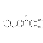 CAS#: 898782-79-1, (3,4-Dimethylphenyl)[4-(4-thiomorpholinylmethyl)phenyl]methanone
