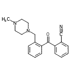 CAS#: 898782-82-6, 2-{2-[(4-Methyl-1-piperazinyl)methyl]benzoyl}benzonitrile