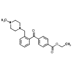 CAS#: 898782-95-1, Ethyl 4-{2-[(4-methyl-1-piperazinyl)methyl]benzoyl}benzoate