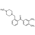 CAS#: 898783-21-6, (3,4-Dimethylphenyl){2-[(4-methyl-1-piperazinyl)methyl]phenyl}methanone