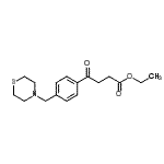 CAS#: 898783-36-3, Ethyl 4-oxo-4-[4-(4-thiomorpholinylmethyl)phenyl]butanoate