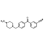 CAS#: 898783-50-1, 3-{4-[(4-Methyl-1-piperazinyl)methyl]benzoyl}benzonitrile