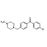 CAS#: 898783-63-6, (4-Chlorophenyl){4-[(4-methyl-1-piperazinyl)methyl]phenyl}methanone