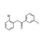 CAS#: 898783-84-1, 2-(2-Bromophenyl)-1-(3-iodophenyl)ethanone