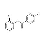 CAS#: 898783-86-3, 2-(2-Bromophenyl)-1-(4-iodophenyl)ethanone