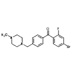 CAS#: 898783-97-6, (4-Bromo-2-fluorophenyl){4-[(4-methyl-1-piperazinyl)methyl]phenyl}methanone