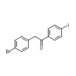 CAS#: 898783-98-7, 2-(4-Bromophenyl)-1-(4-iodophenyl)ethanone