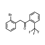 CAS 登录号：898784-16-2， 2-(2-溴苯基)-1-[2-(三氟甲基)苯基]乙酮