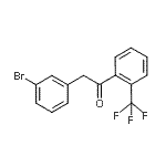 CAS#: 898784-19-5, 2-(3-Bromophenyl)-1-[2-(trifluoromethyl)phenyl]ethanone