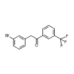 CAS#: 898784-20-8, 2-(3-Bromophenyl)-1-[3-(trifluoromethyl)phenyl]ethanone