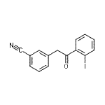 CAS#: 898784-35-5, 3-[2-(2-Iodophenyl)-2-oxoethyl]benzonitrile
