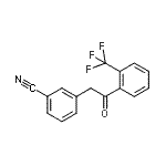 CAS 登录号：898784-51-5， 3-{2-氧代-2-[2-(三氟甲基)苯基]乙基}苯甲腈