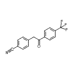 CAS#: 898784-59-3, 4-{2-Oxo-2-[4-(trifluoromethyl)phenyl]ethyl}benzonitrile