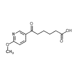 CAS#: 898784-60-6, 6-(6-Methoxy-3-pyridinyl)-6-oxohexanoic acid