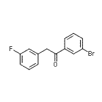 CAS#: 898784-69-5, 1-(3-Bromophenyl)-2-(3-fluorophenyl)ethanone