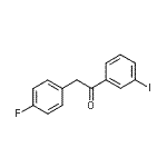 CAS#: 898784-85-5, 2-(4-Fluorophenyl)-1-(3-iodophenyl)ethanone