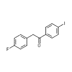 CAS#: 898784-87-7, 2-(4-Fluorophenyl)-1-(4-iodophenyl)ethanone