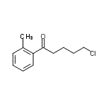CAS#: 898785-11-0, 5-Chloro-1-(2-methylphenyl)-1-pentanone