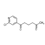 CAS#: 898785-33-6, 1-(2-Chloro-4-pyridinyl)-1,5-hexanedione