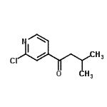 CAS#: 898785-57-4, 1-(2-Chloro-4-pyridinyl)-3-methyl-1-butanone