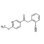 CAS#: 898785-91-6, 2-[2-(6-Methoxy-3-pyridinyl)-2-oxoethyl]benzonitrile