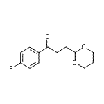CAS#: 898786-02-2, 3-(1,3-Dioxan-2-yl)-1-(4-fluorophenyl)-1-propanone
